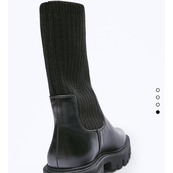 Zara sock style ankle boots - Picture 4 of 10